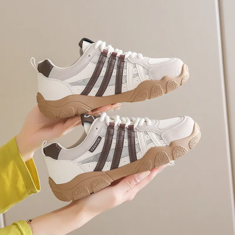 REIHUNG Shock Absorbing, Non Slip, Wear Resistant, Breathable And Lightweight Low Top Casual Shoes Women's-5
