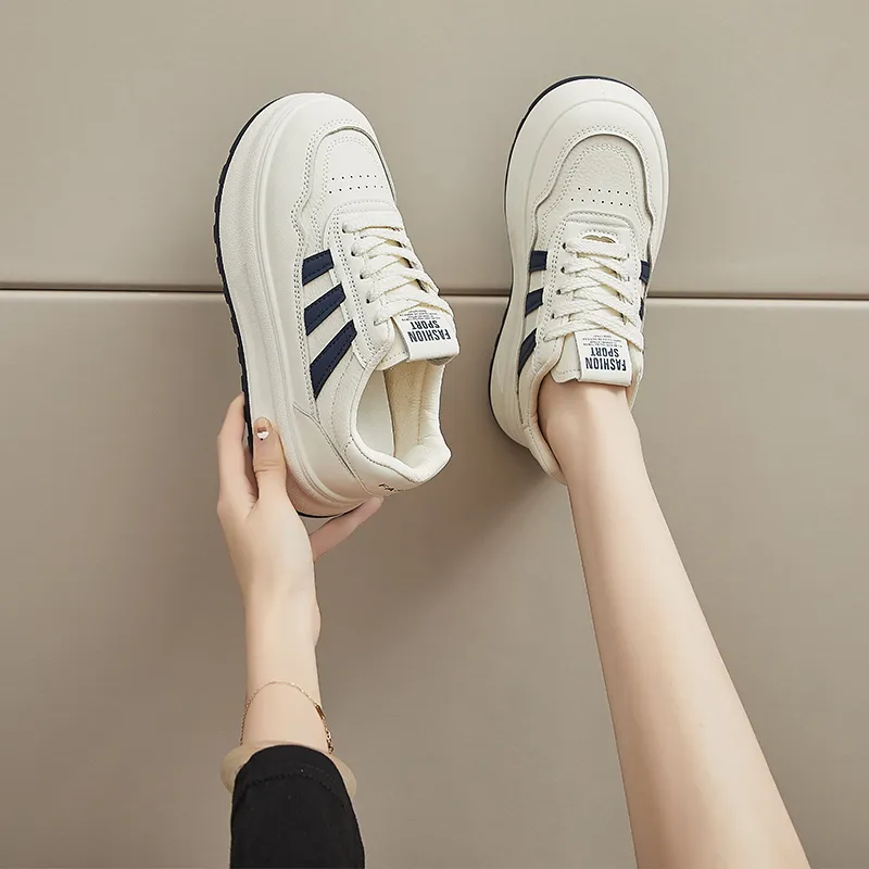 REIHUNG Slip Resistant Waterproof Abrasion Resistant Support Moisture Wicking Low Top Skateboard Shoes Women's-5