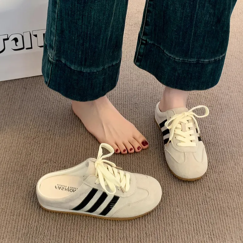 REIHUNG Rubber Sole Abrasion Resistant Slip Resistant Closed Toe Slippers Women's-15