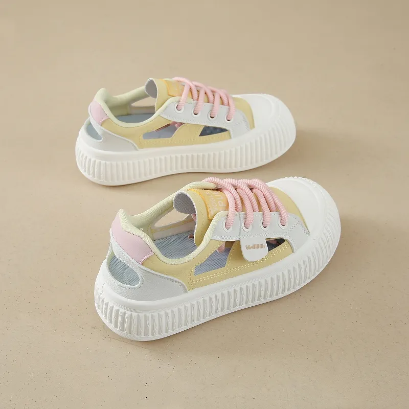 REIHUNG Slip Resistant Low Top Skateboard Shoes Women's-18