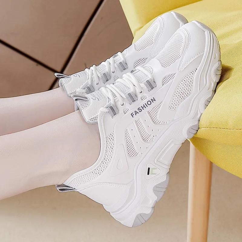 REIHUNG Low Top Chunky Sneakers Women's-8
