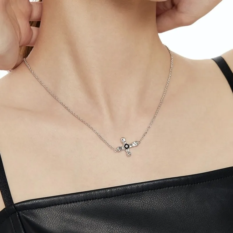 Ostantin S925 Silver Necklaces Unisex-5