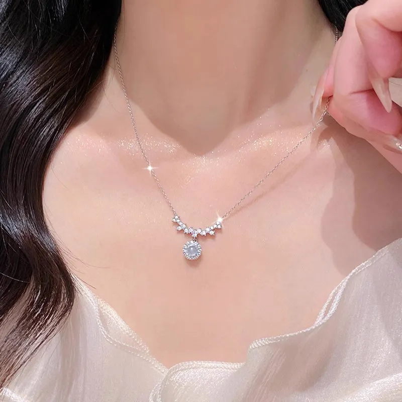 Ostantin S925 Silver Necklaces Women's-3