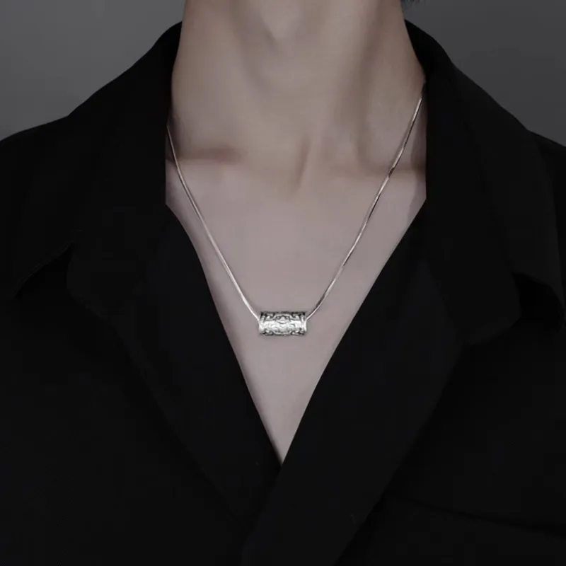 Ostantin S925 Silver Necklaces Men's-1