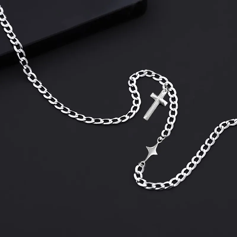 Ostantin S925 Silver Necklaces Men's-3