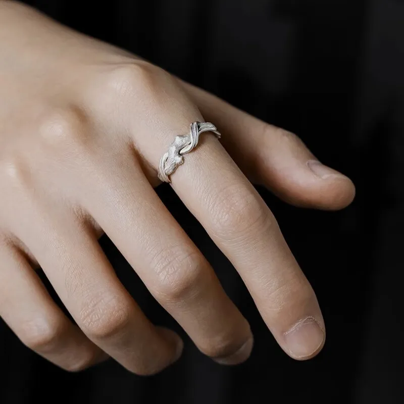 Ostantin S925 Silver Rings Men's-4