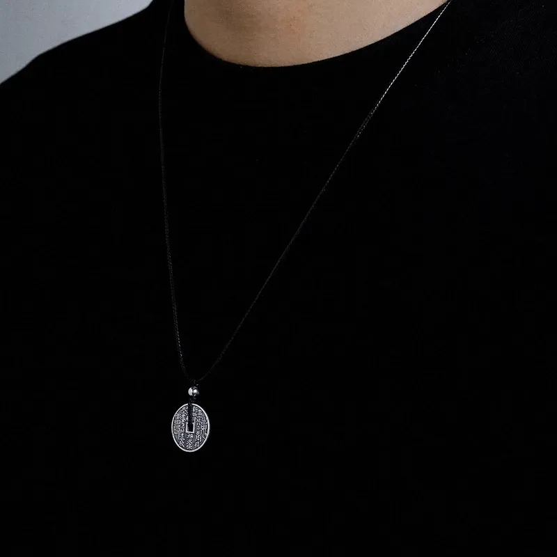 Ostantin S925 Silver Necklaces Unisex-1