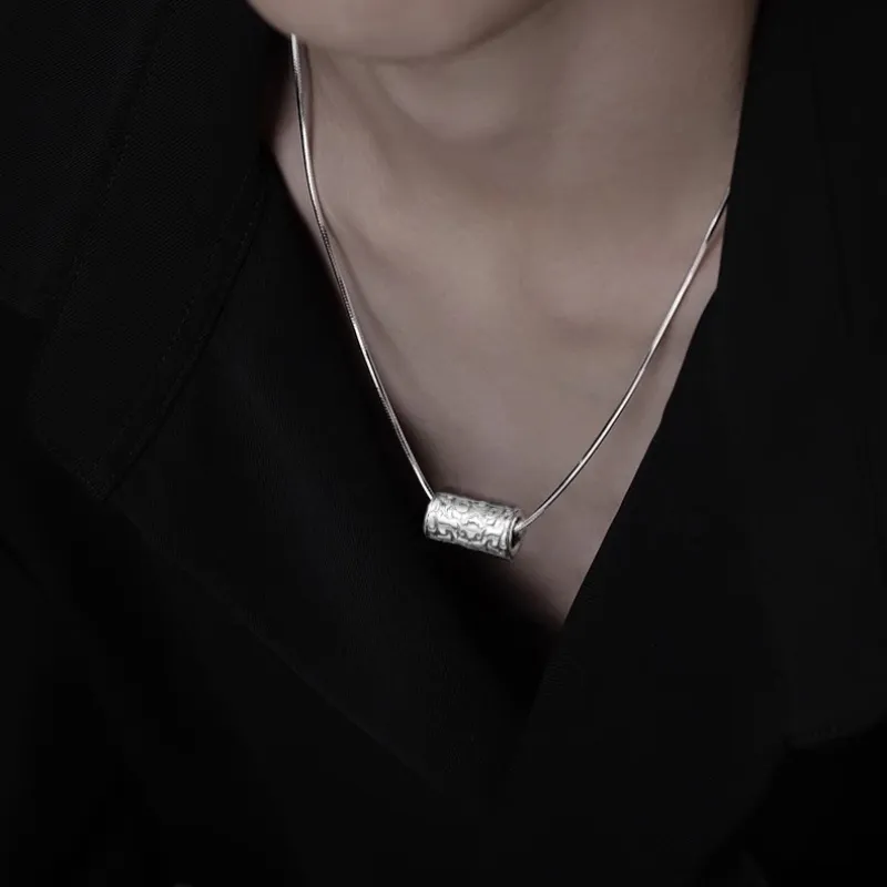 Ostantin S925 Silver Necklaces Men's-2
