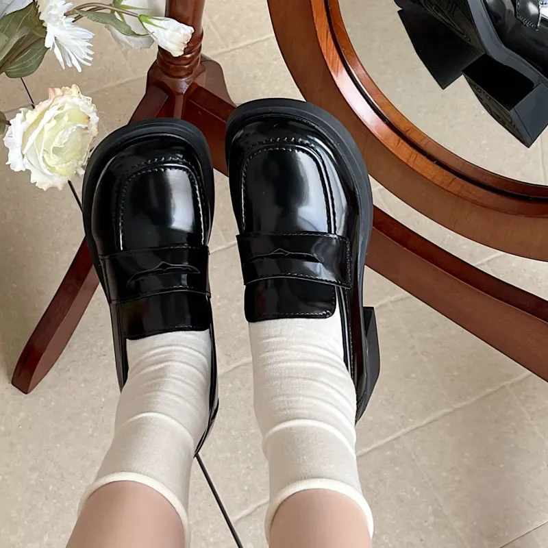 South Is In The South Chunky Heel High Heels Women's-7