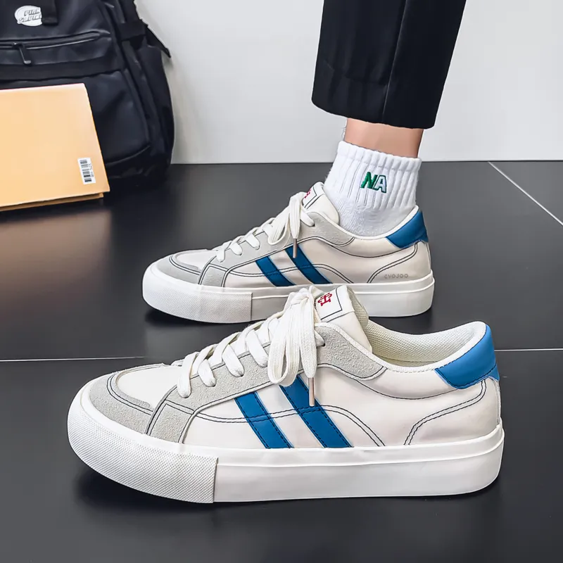 CVOJOO Anti Slip And Wear Resistant Height Increasing Low Top Skateboard Shoes Men's-4
