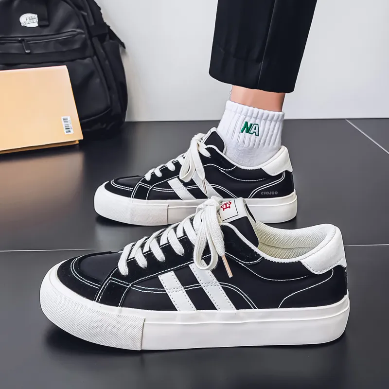 CVOJOO Anti Slip And Wear Resistant Height Increasing Low Top Skateboard Shoes Men's-8