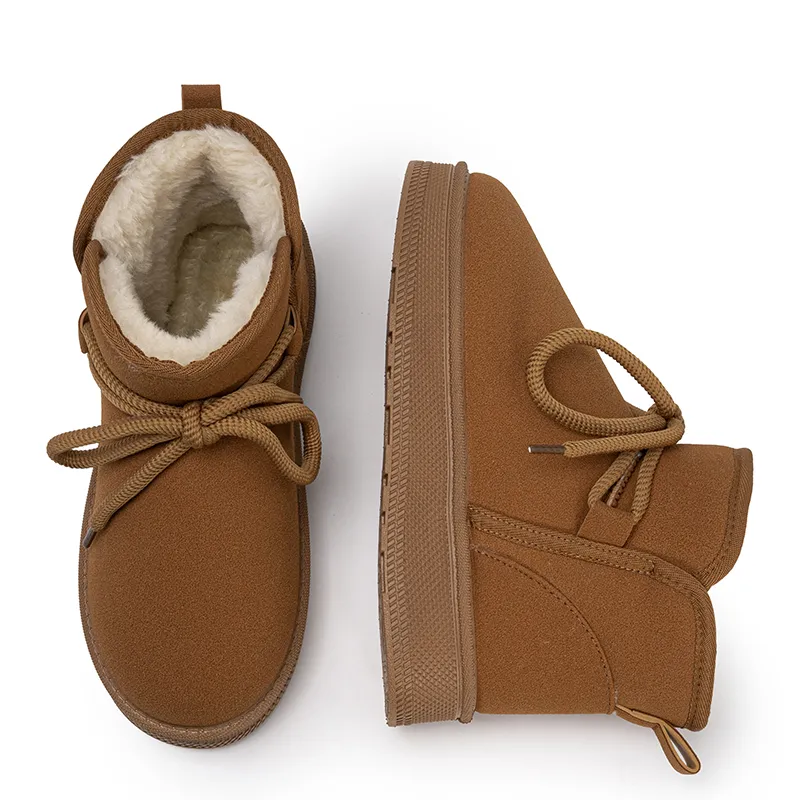 CVOJOO Warm And Wear Resistant Short Snow Boots Women's-5
