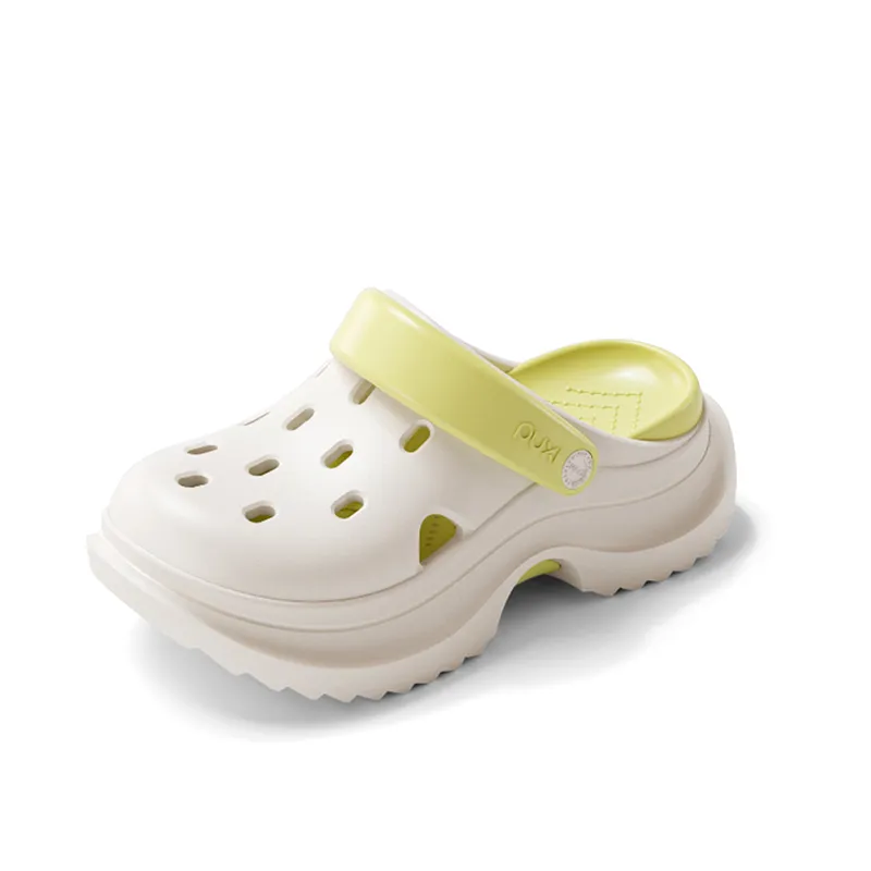 POSEE Lightweight Fashion Home Slippers Unisex, White+Raspberry-6