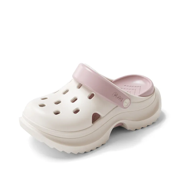 POSEE Lightweight Fashion Home Slippers Unisex, White+Raspberry-11
