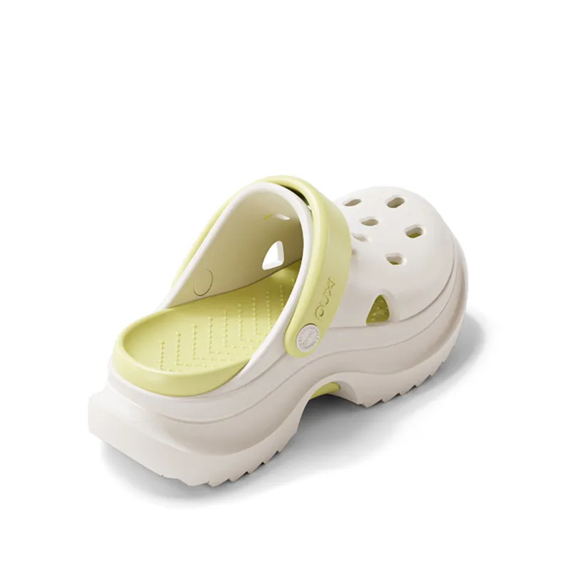 POSEE Lightweight Fashion Home Slippers Unisex, White+Raspberry-8