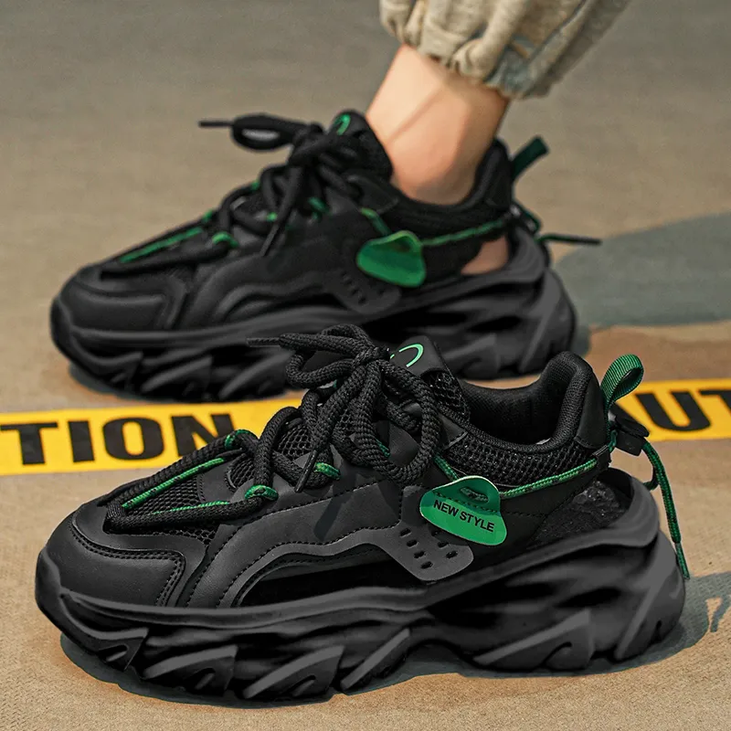OFFER AITR Slip Resistant Cushioning Low Top Chunky Sneakers Men's-6
