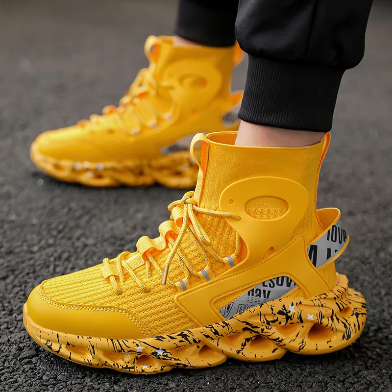 OFFER AITR Slip Resistant, Abrasion Resistant, Breathable High Top Casual Shoes Men's-23
