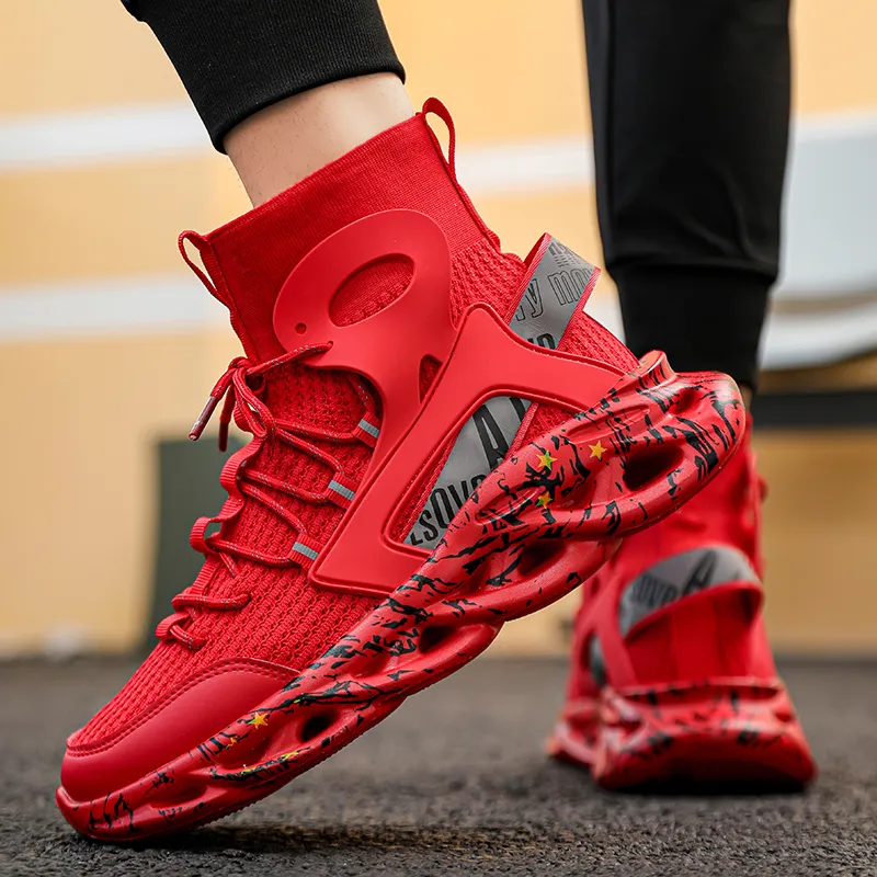 OFFER AITR Slip Resistant, Abrasion Resistant, Breathable High Top Casual Shoes Men's-10