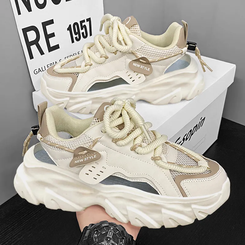 OFFER AITR Slip Resistant Cushioning Low Top Chunky Sneakers Men's-12