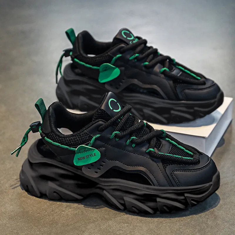 OFFER AITR Slip Resistant Cushioning Low Top Chunky Sneakers Men's-3