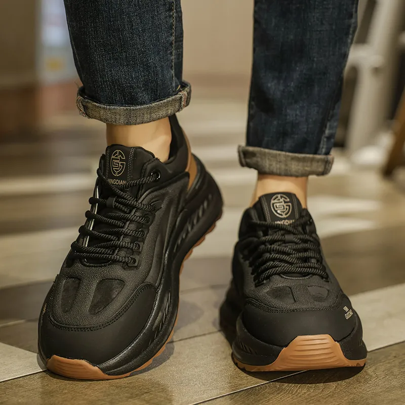 OFFER-AITR Anti-Slip And Wear-Resistant Breathable Low-Top Chunky Sneakers Men's-15