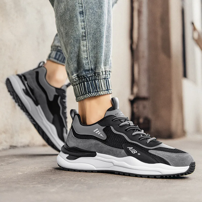 OFFER-AITR Warm Height Increasing Wear-Resistant Slip-Resistant Low-Top Casual Shoes Men's-17