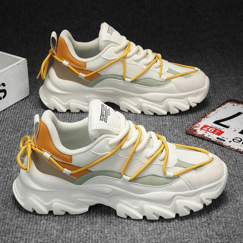 OFFER AITR Cushioning, Breathable, Height Increasing Low Top Chunky Sneakers Men's-11