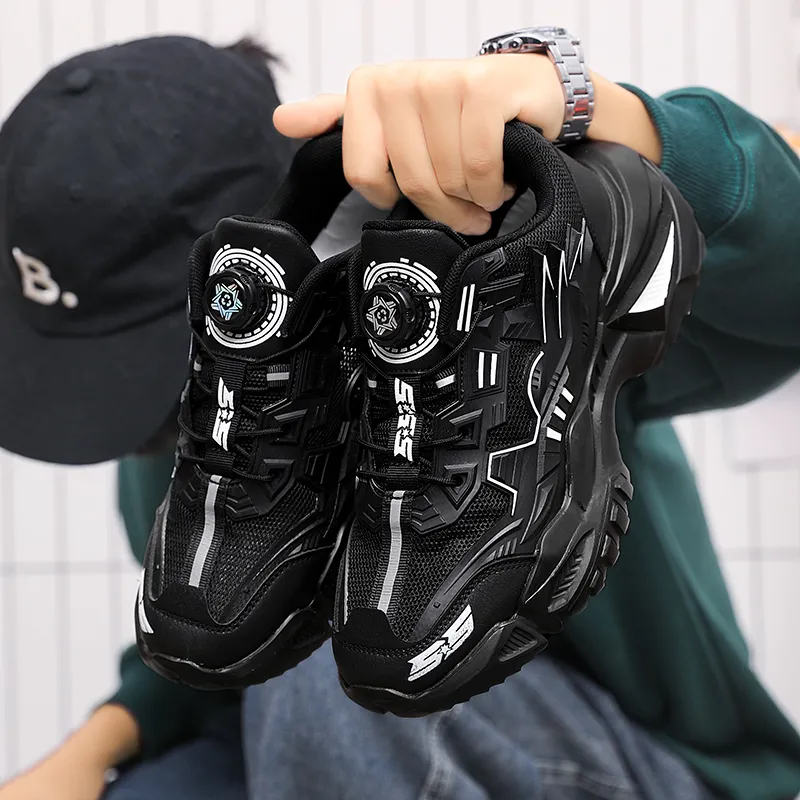 OFFER AITR Cushioning Slip Resistant Coverage Low Top Chunky Sneakers Men's Black-11