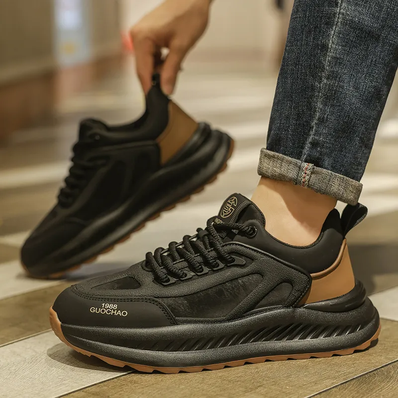OFFER-AITR Anti-Slip And Wear-Resistant Breathable Low-Top Chunky Sneakers Men's-14