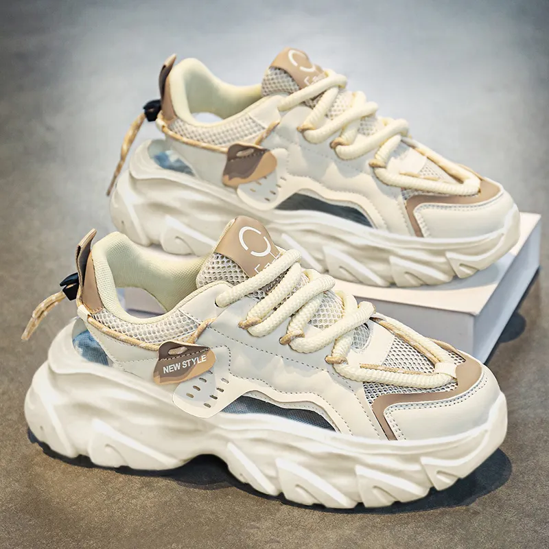OFFER AITR Slip Resistant Cushioning Low Top Chunky Sneakers Men's-10
