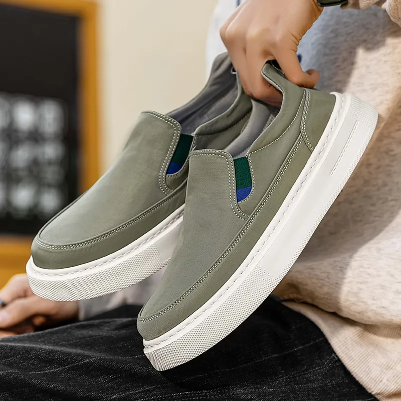 OFFER AITR Anti Slip And Wear Resistant Breathable Low Top Canvas Shoes Men's-9