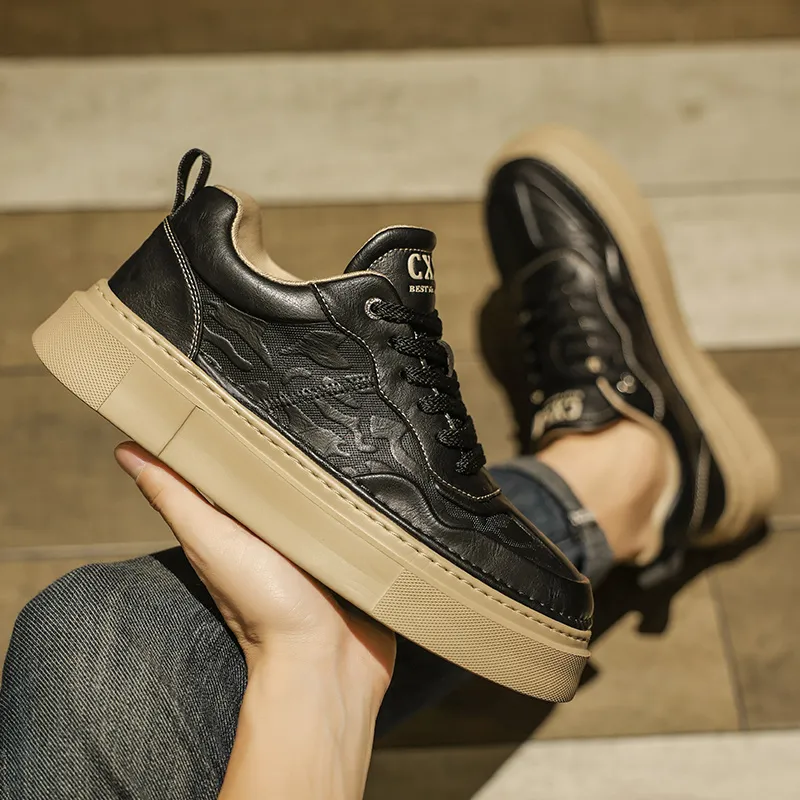 OFFER AITR Slip Resistant Cushioning Abrasion Resistant Low Top Skateboard Shoes Men's-23