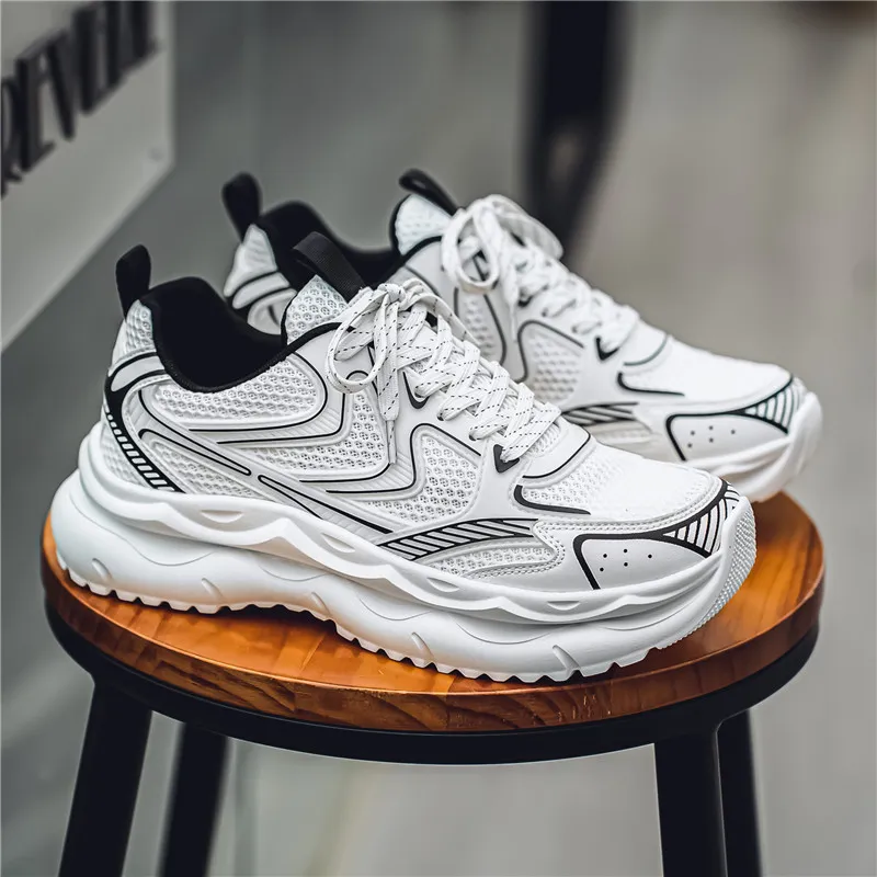 OFFER AITR Cushioning Slip Resistant Coverage Low Top Chunky Sneakers Men's-11