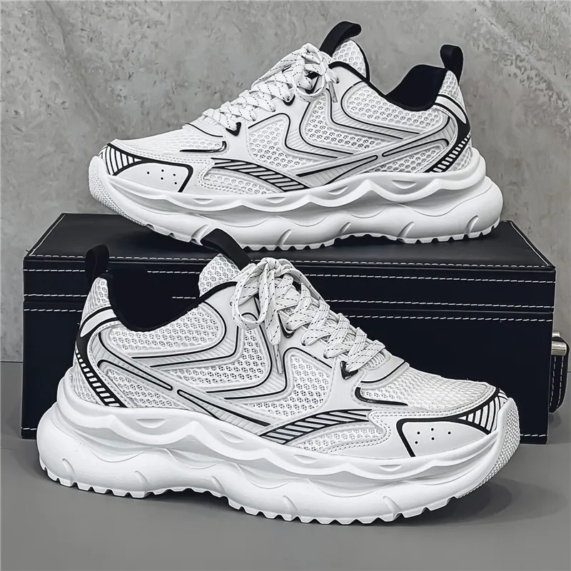 OFFER AITR Cushioning Slip Resistant Coverage Low Top Chunky Sneakers Men's-10