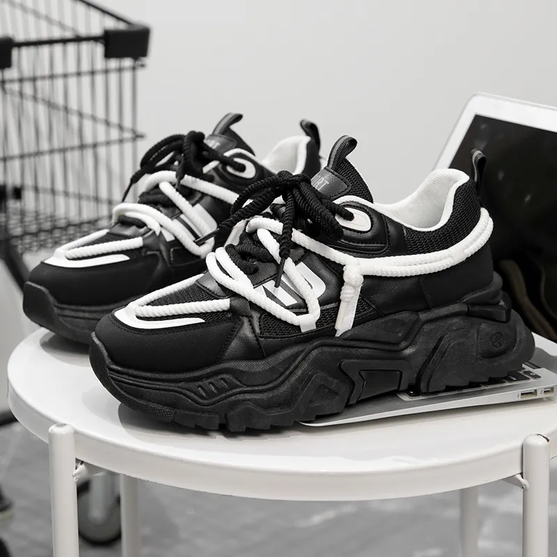OFFER AITR Cushioning Slip Resistant Low Top Chunky Sneakers Men's-5