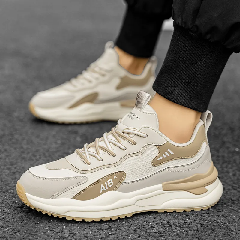 OFFER-AITR Warm Height Increasing Wear-Resistant Slip-Resistant Low-Top Casual Shoes Men's-29