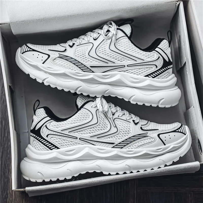 OFFER AITR Cushioning Slip Resistant Coverage Low Top Chunky Sneakers Men's-9
