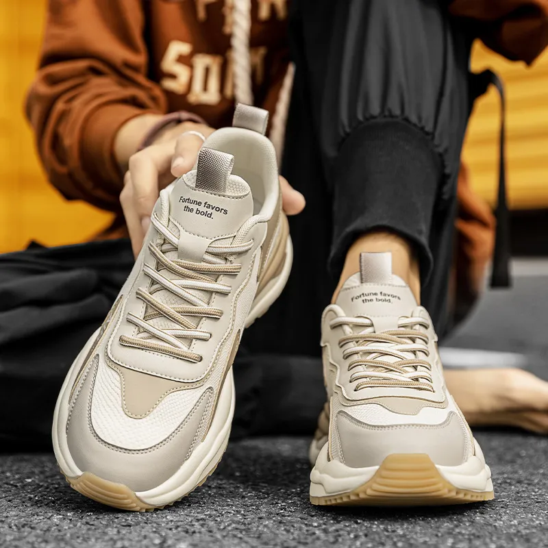 OFFER-AITR Warm Height Increasing Wear-Resistant Slip-Resistant Low-Top Casual Shoes Men's-27