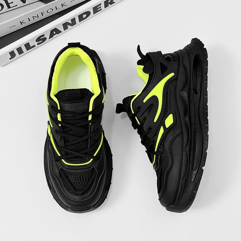 OFFER AITR Non slip Lightweight Low Top Chunky Sneakers Men's-8