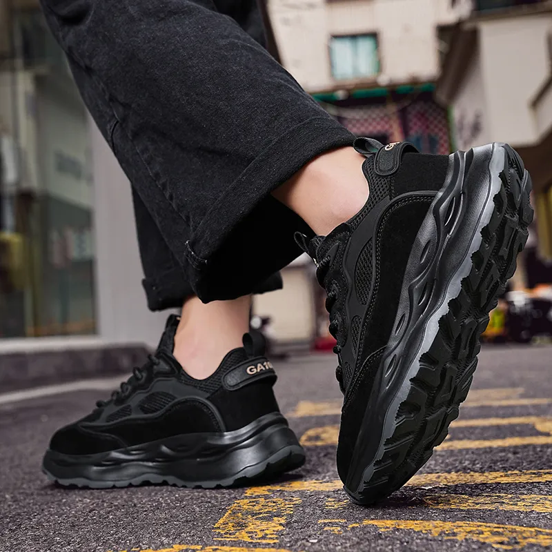 OFFER-AITR Anti-Slip And Wear-Resistant Height Increasing Low-Top Chunky Sneakers Unisex-11