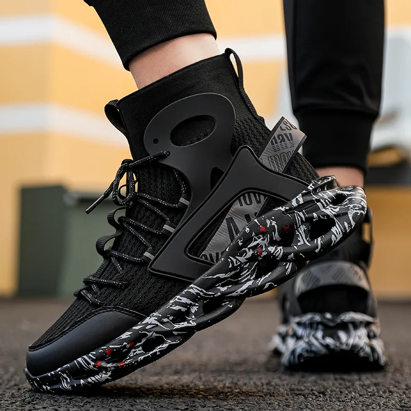 OFFER AITR Slip Resistant, Abrasion Resistant, Breathable High Top Casual Shoes Men's-5