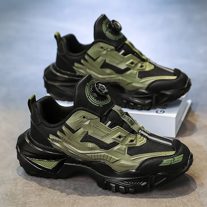 OFFER AITR Cushioning Slip Resistant Coverage Low Top Chunky Sneakers Men's-10