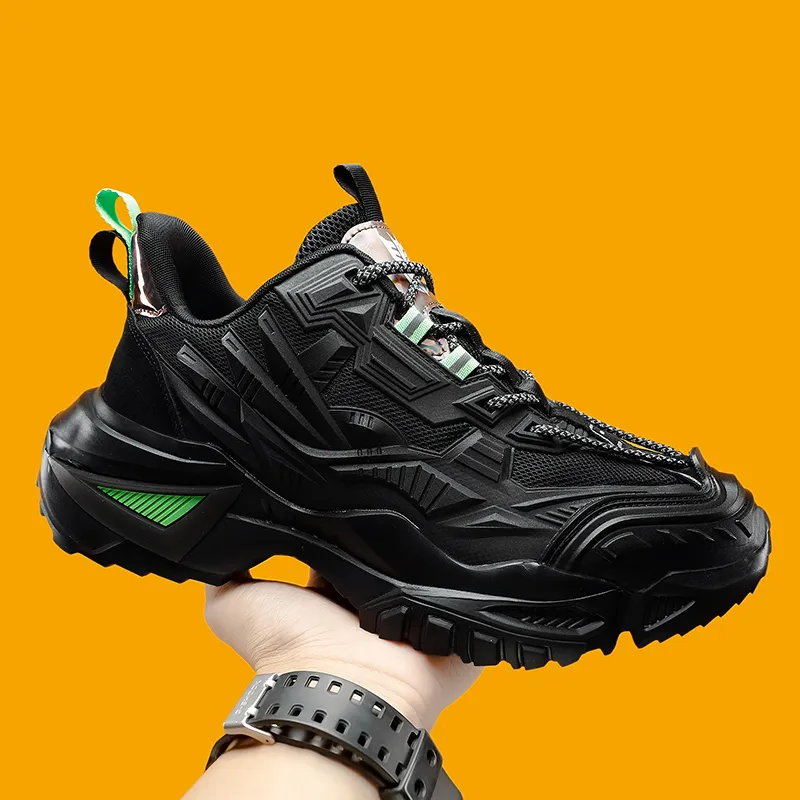 OFFER AITR Cushioning Slip Resistant Height Increasing Low Top Chunky Sneakers Unisex-5