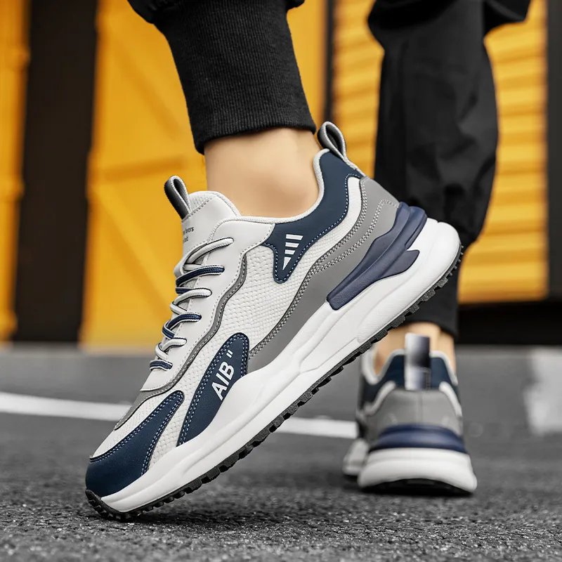 OFFER-AITR Warm Height Increasing Wear-Resistant Slip-Resistant Low-Top Casual Shoes Men's-22