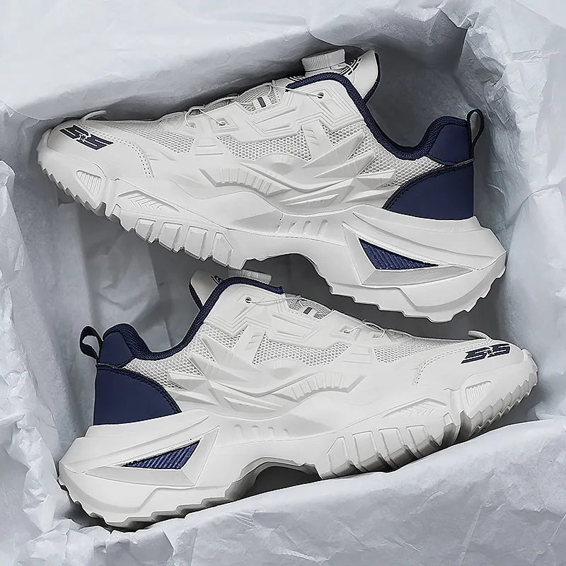 OFFER AITR Cushioning Slip Resistant Coverage Low Top Chunky Sneakers Men's-5