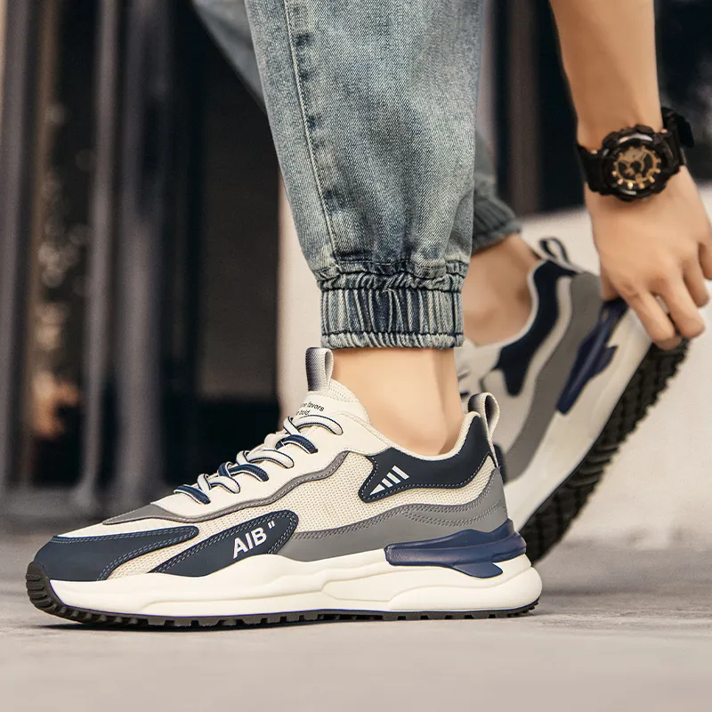 OFFER-AITR Warm Height Increasing Wear-Resistant Slip-Resistant Low-Top Casual Shoes Men's-4