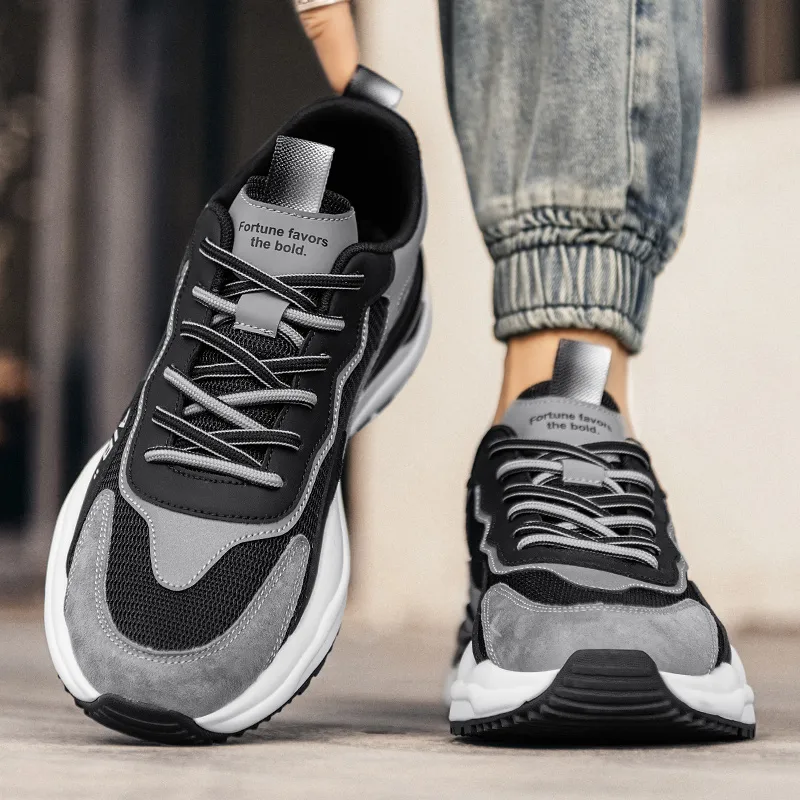 OFFER-AITR Warm Height Increasing Wear-Resistant Slip-Resistant Low-Top Casual Shoes Men's-15