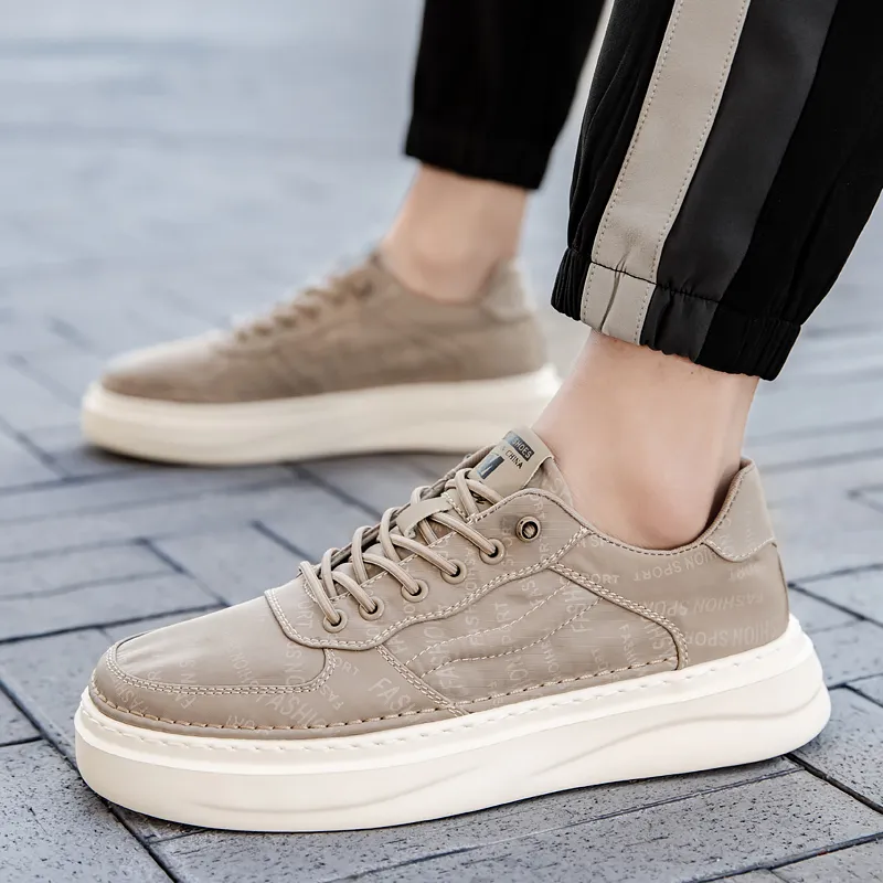 OFFER AITR Slip Resistant Cushioning Abrasion Resistant Low Top Skateboard Shoes Men's-5