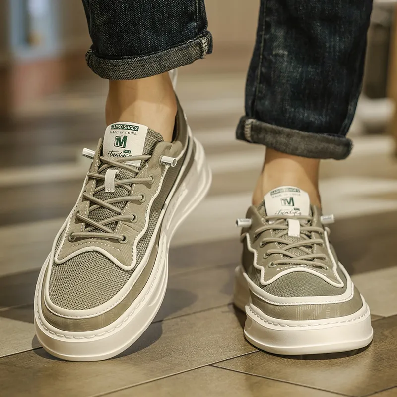 OFFER-AITR Anti-Slip And Wear-Resistant Breathable Low-Top Skateboard Shoes Men's-10