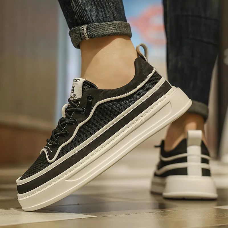OFFER-AITR Anti-Slip And Wear-Resistant Breathable Low-Top Skateboard Shoes Men's-3